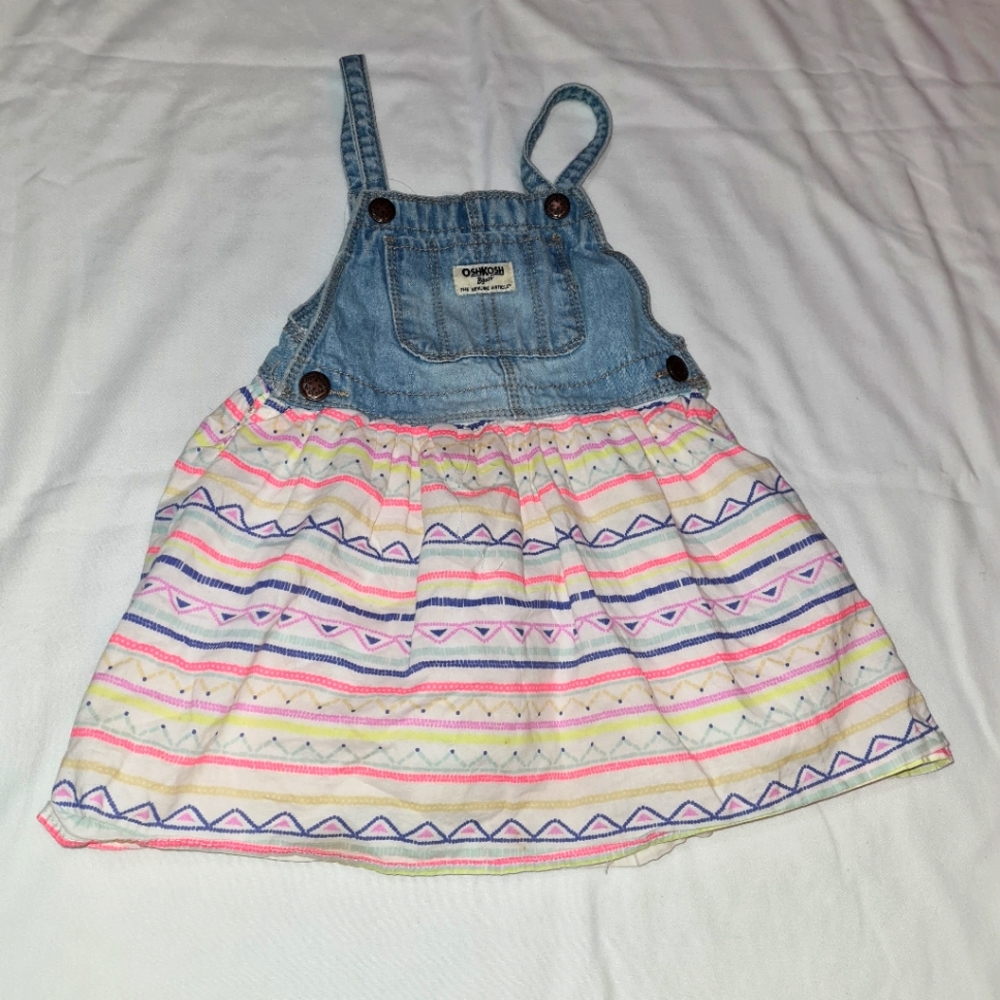 Cute girl's OshKosh overalls Sz 4T